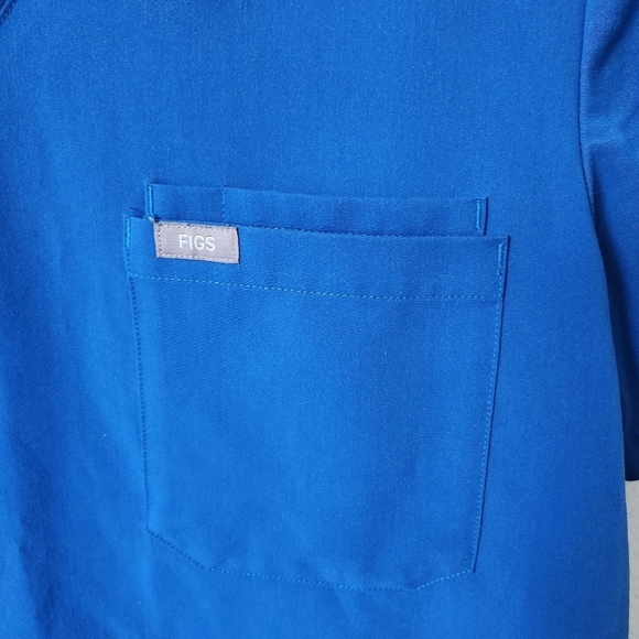 Figs Leon Three-Pocket Scrub Top Men's Size Small - Picture 4 of 6